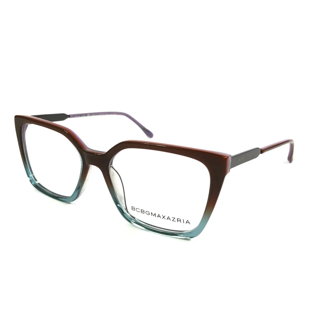 BCBGMAXAZRIA Eyeglasses Frames BRIELLE CHESTNUT BLUE FADE Butterfly 52-16-140